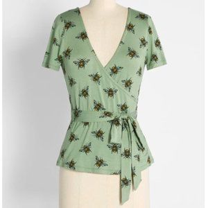 Bumble Bee 🐝 Faux-Wrap Top